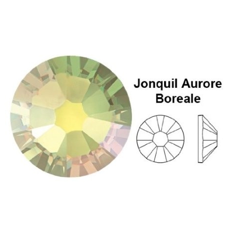 137 - Strass SWAROVSKI SS12 Jonquil Aurore Boreale