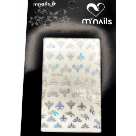 Stickers - Ornements fleurs holographiques