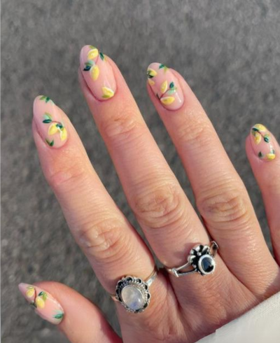 nail-art-citron